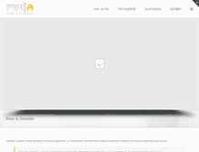 Tablet Screenshot of masa-sandalye.com
